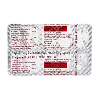 PREGANZA D 75/20 CAPSULE