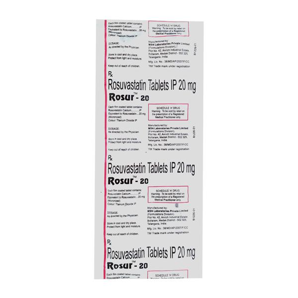 ROSUR 20 TABLET