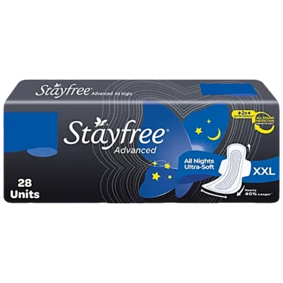 STAYFREE ADVANCED ALL NIGHTS ULTRA SOFT SANITARY PADS
