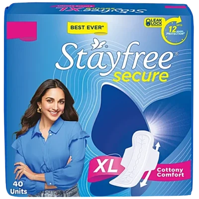 STAYFREE SECURE COTTON XL SANITARY PAD