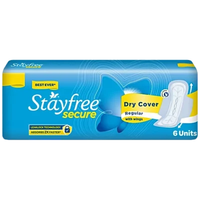 STAYFREE SECURE DRY COVER SANITARY PADS