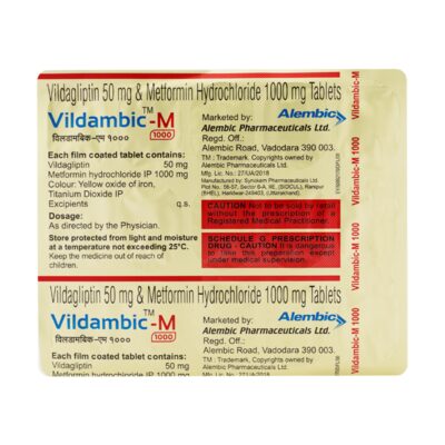 VILDAMBIC-M 1000 TABLET