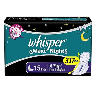 WHISPER MAXI NIGHTS XL SANITARY PADS