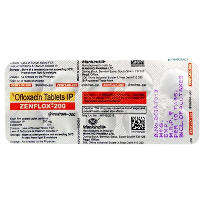 ZENFLOX 200 TABLET